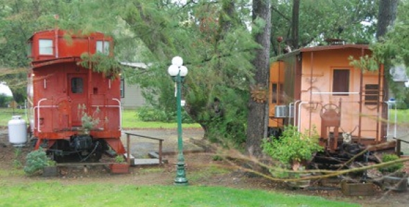 Featherbed Caboose Lodging Rooms • <a style="font-size:0.8em;" href="http://www.flickr.com/photos/95000936@N06/16479271428/" target="_blank">View on Flickr</a>