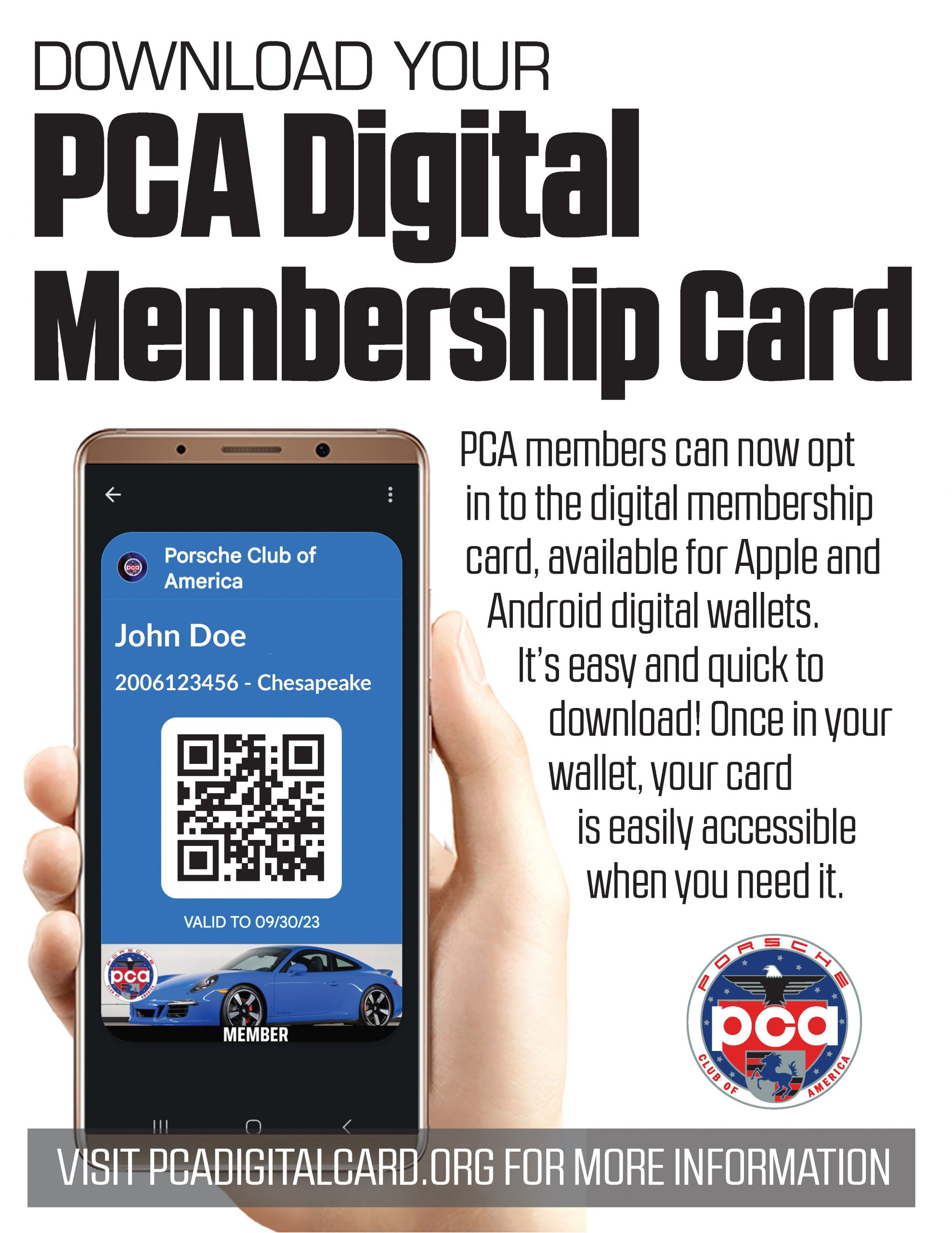 PCA Digital Membership Flyer